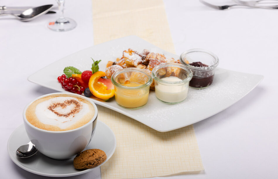 Beende dein Essen mit einer unserer unwiderstehlichen Dessertkreationen.